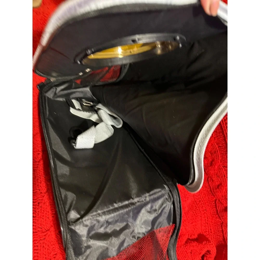 Moeno Cat Carrier Space Capsule Bubble Window Backpack Black Yellow Pet Travel